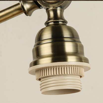 20'' Antique Metallic LED Desk Lamp with Adjustable Gooseneck for Task Lighting