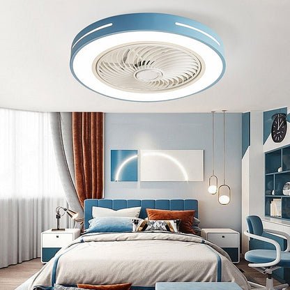 Inverter Bladed Ceiling Fans Light Intelligent Ceiling Fan Lamp with Remote Control Wind-guiding